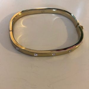 Gold Diamond Bangle